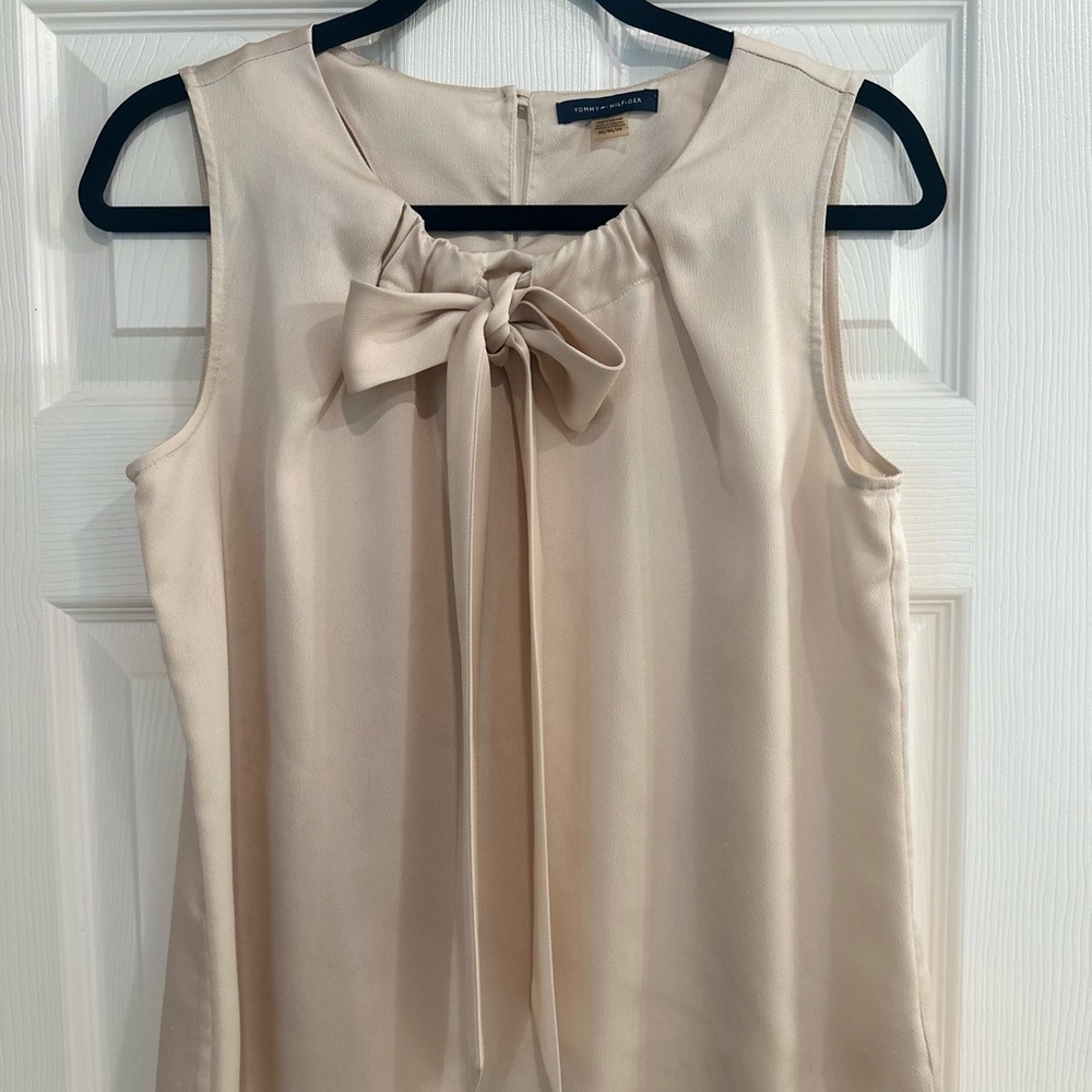 FINAL PRICE!! Tommy Hilfiger top, gold size M